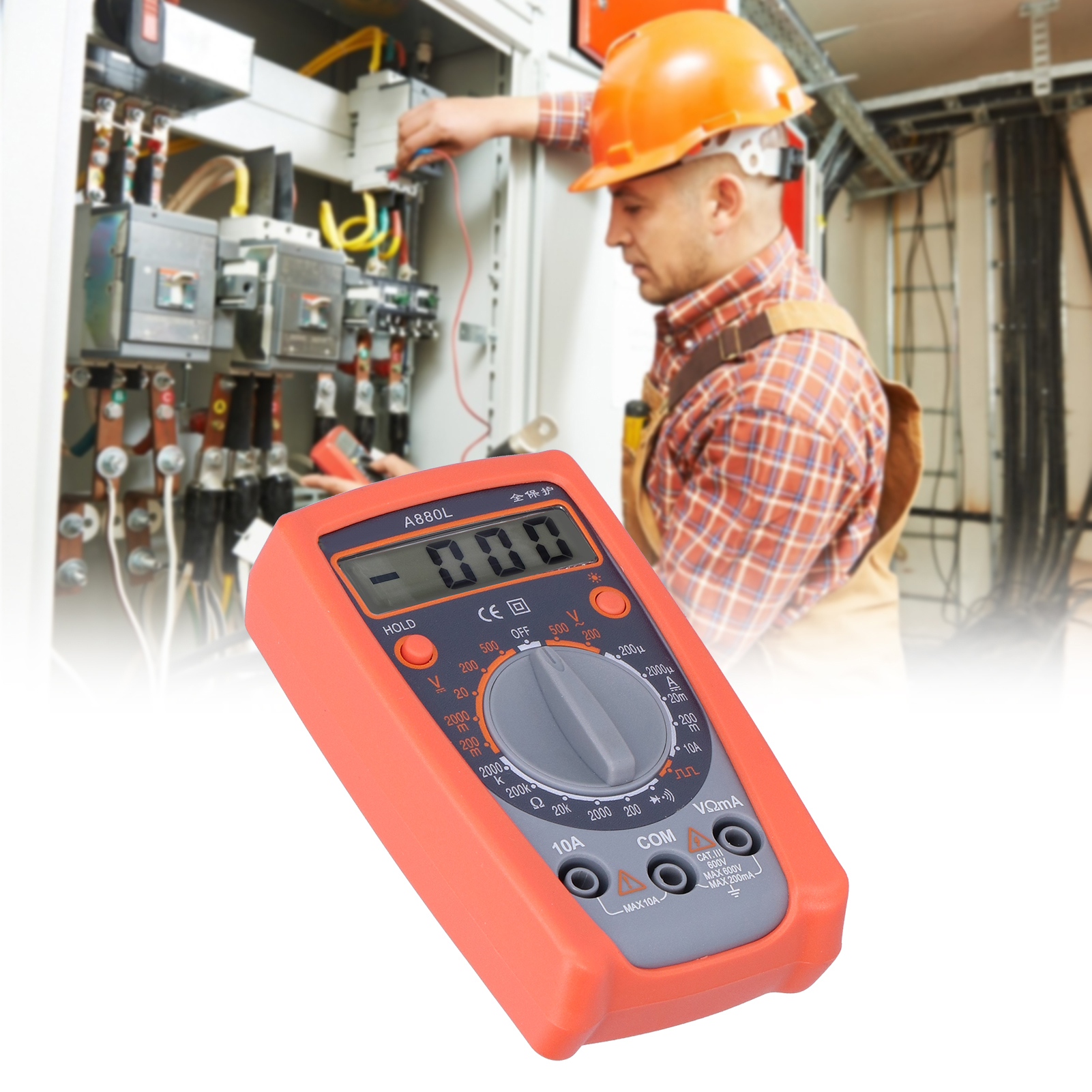 A880l Tragbares Multifunktions-digitalmultimeter, Spannungsprüfer Für Zuhause, Auto Und Outdoor-aktivitäten
