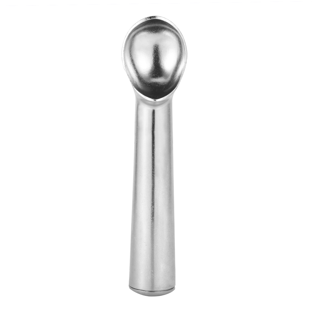 Tragbarer, Antihaftbeschichteter Und Frostsicherer Eisportionierer Aus Metall, Küchenutensil (glänzendes Silber)