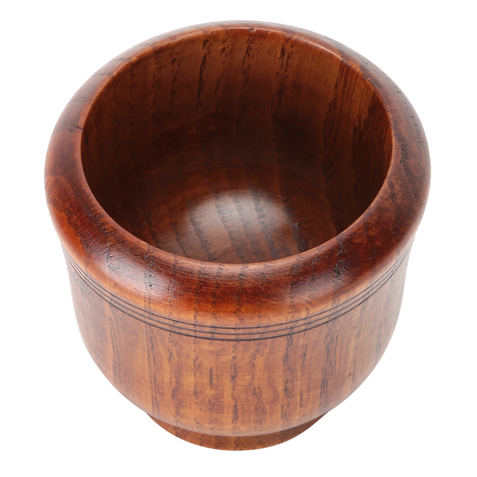 Mörser- Und Stößelset Aus Holz Zum Zerkleinern Von Knoblauch, Ingwer Und Gewürzen.