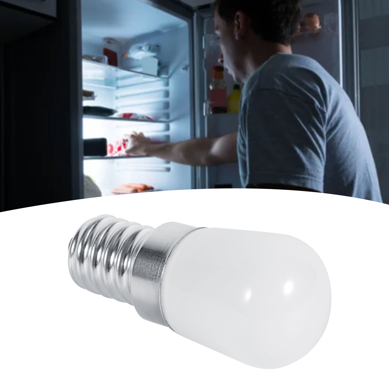 E14 Typ 1,5w Smd 2835 Led-lampe Für Mini-kühl-/gefrierschrank (110v, Kaltweiß)