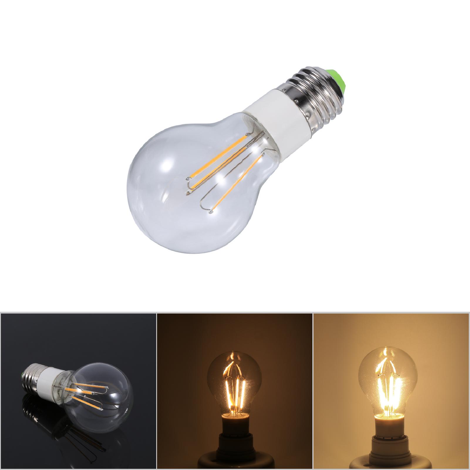 E27 12v Cob Led-filamentlampe, 360°-beleuchtung, Nicht Dimmbar, Neu (3w, Warmweiß)