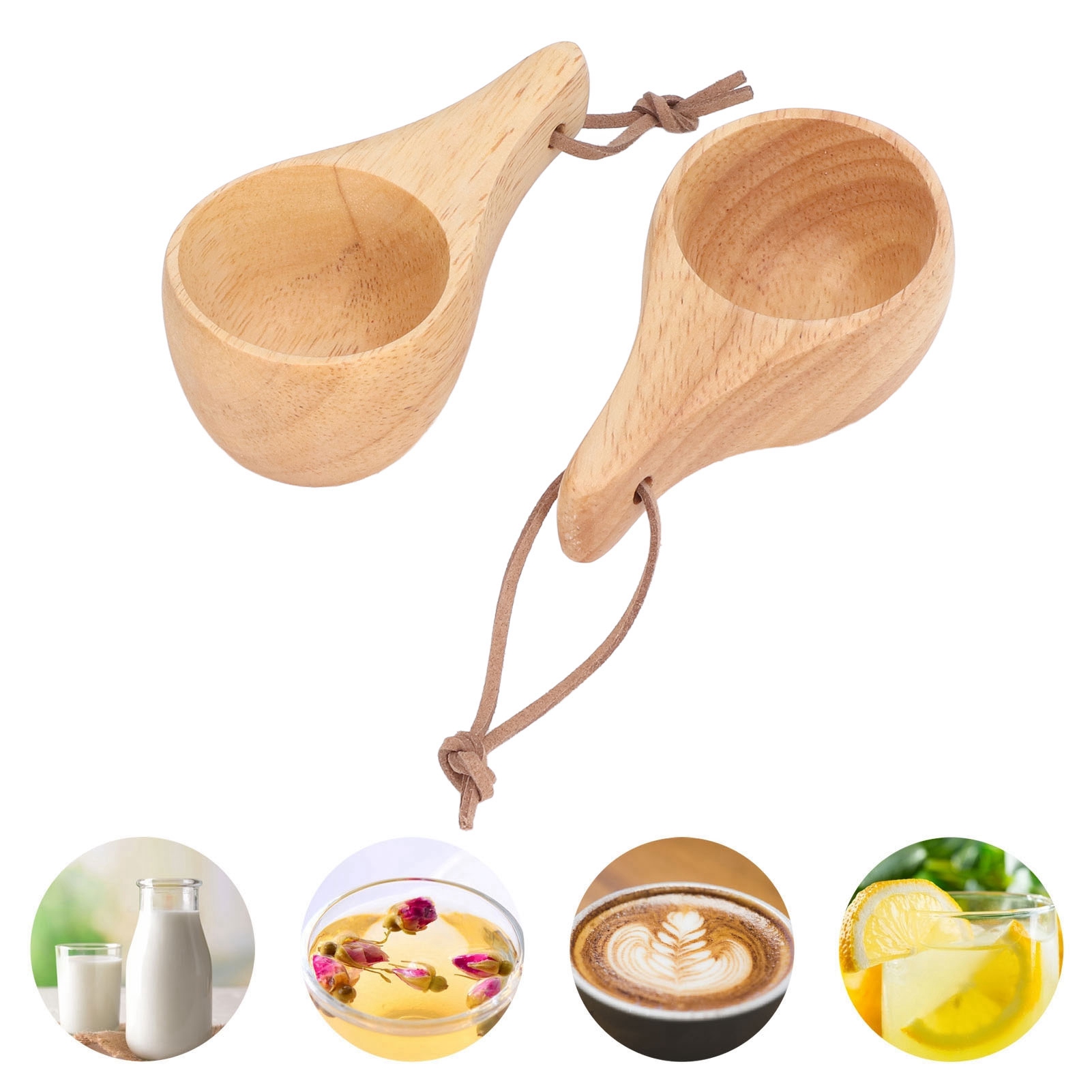 Kreativer Miniatur-bergbecher Aus Finnischem Gummibaumholz, Tragbarer Holzbecher, Trinkbecher Für Draußen, Kleine Teetasse, 25 Ml