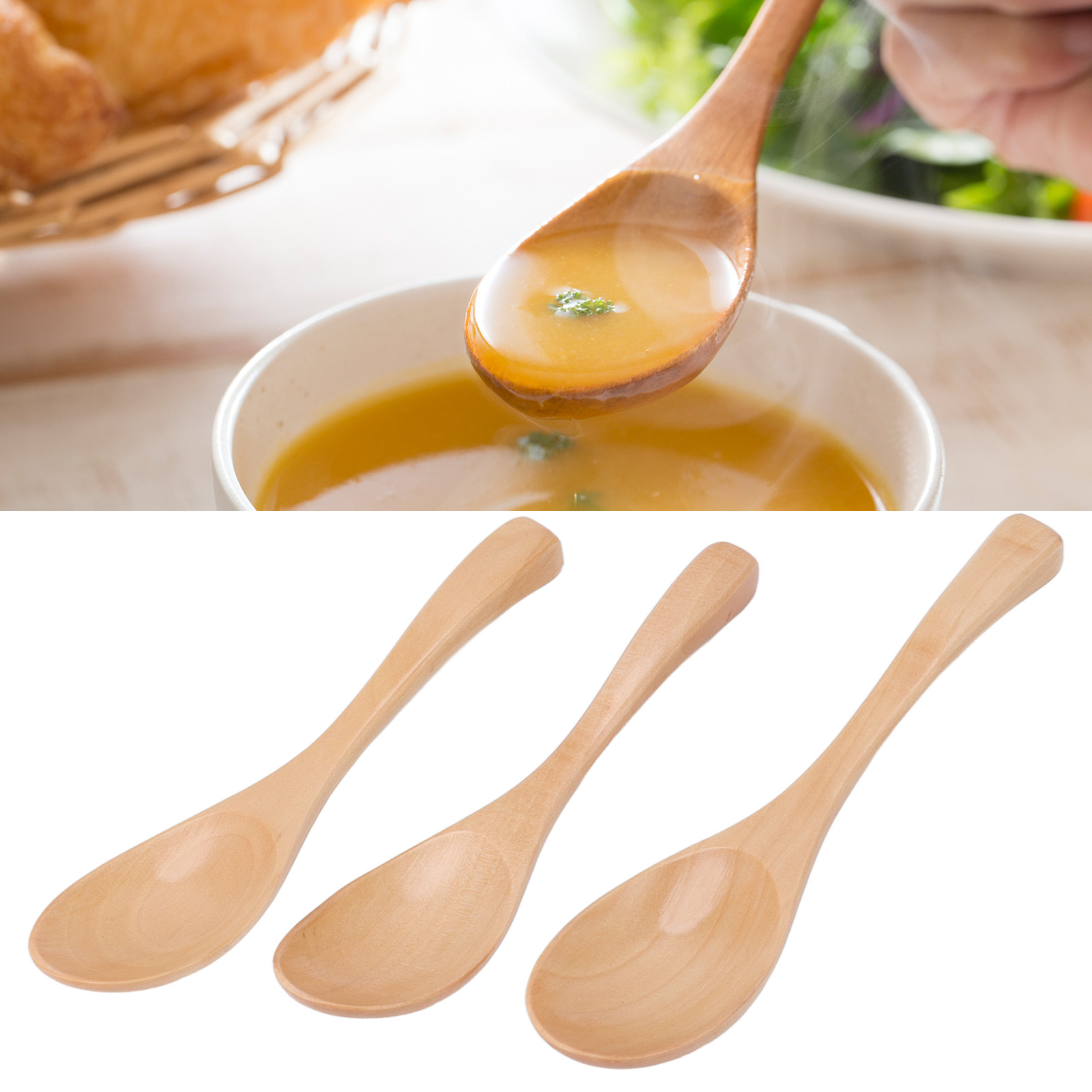 Suppenlöffel Aus Lotusholz, Holzlöffel, Essgeschirr, Holzlöffel