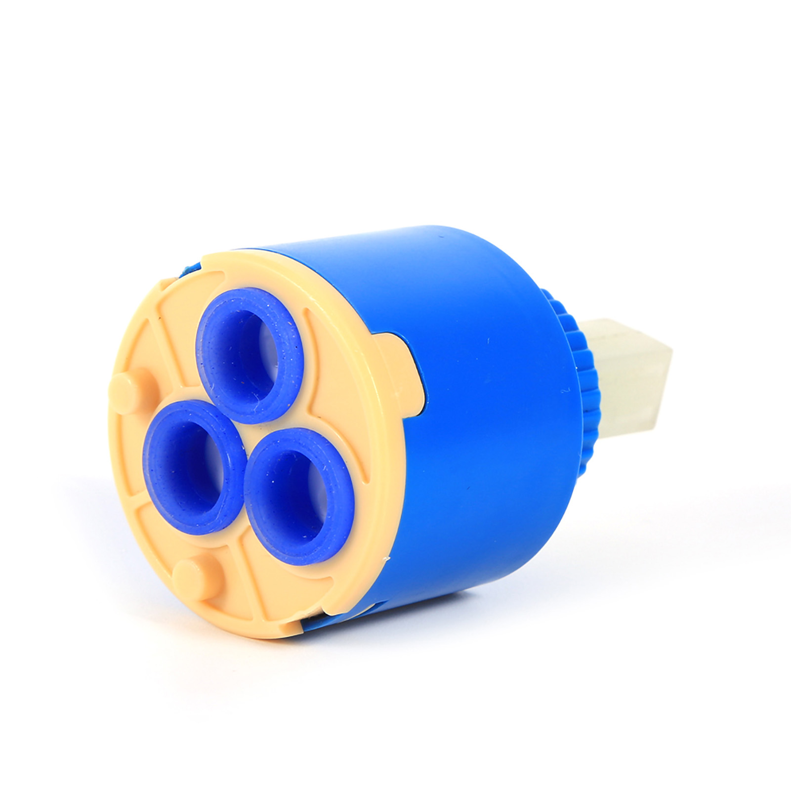 35-mm-keramikkartusche Für Mischbatterie, Innensteuerung, Blauer Pp-kunststoffhahn, Praktisch