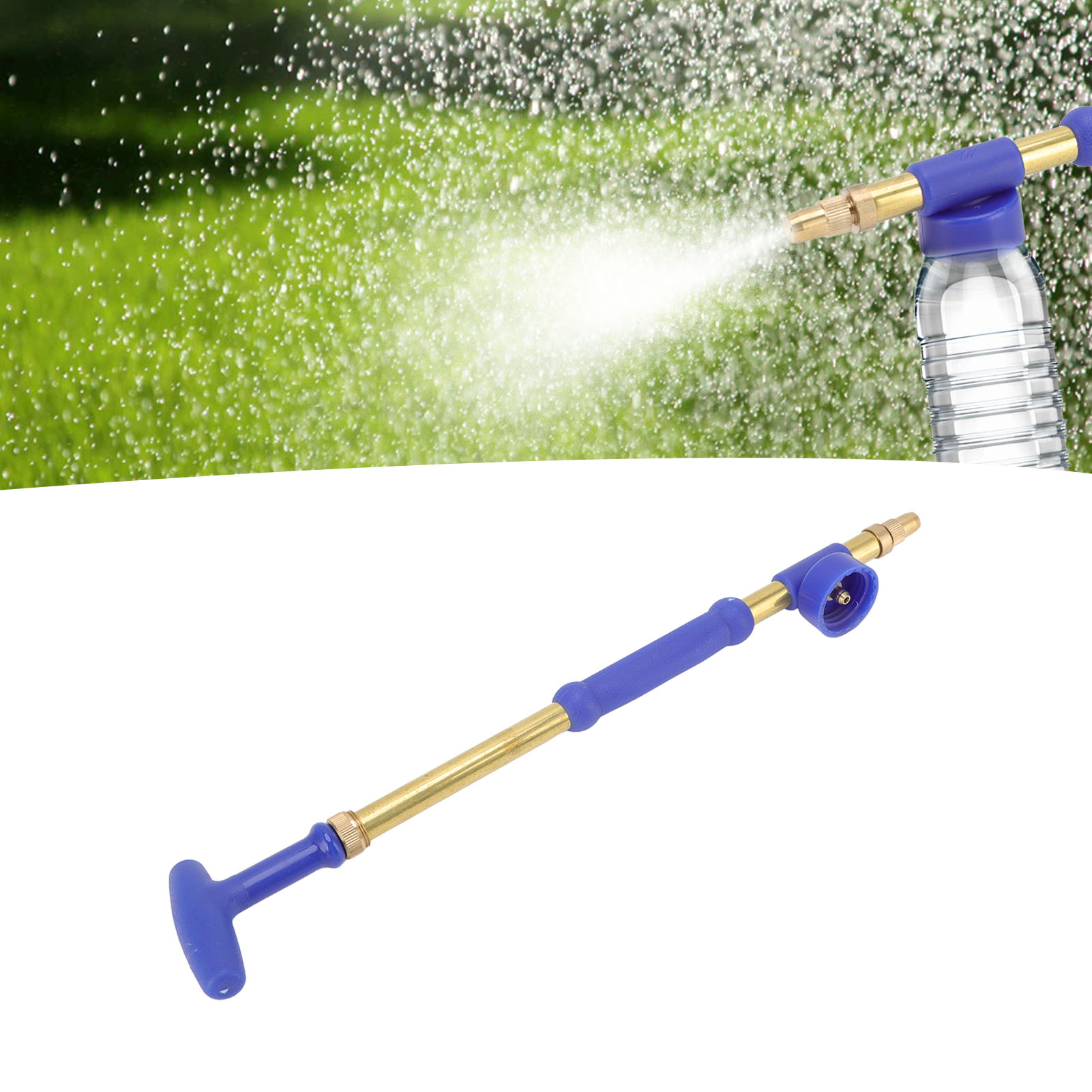 Kleines, Tragbares Einkopf-sprühgerät Mit Push-pull-düse, Geeignet Für Die Verwendung Mit Druckluft-sprühgeräten In Form Von Getränke- Oder Colaflaschen.