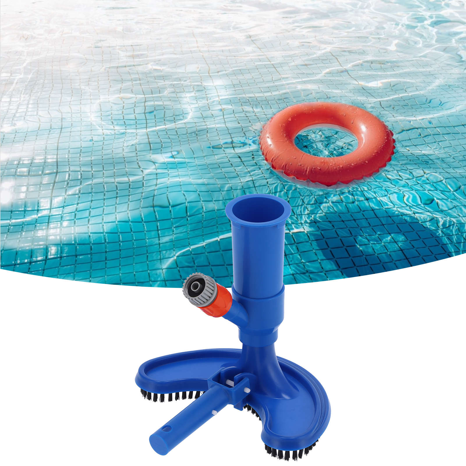 Jet-pool-staubsauger Mit Bürstengriff Für Springbrunnen, Teiche Und Schwimmbecken.