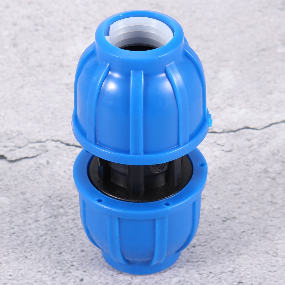 Set Mit 5 Geraden Pe-kunststoff-wasserrohrverbindern, 20 Mm Auf 20 Mm, Verbindungsadapter