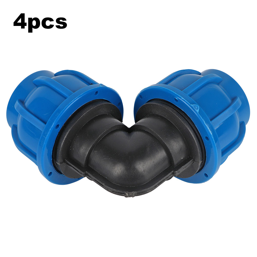 Set Mit 4 Pe-kunststoff-winkelstücken, 32 Mm Auf 32 Mm, Für Wasserleitungen