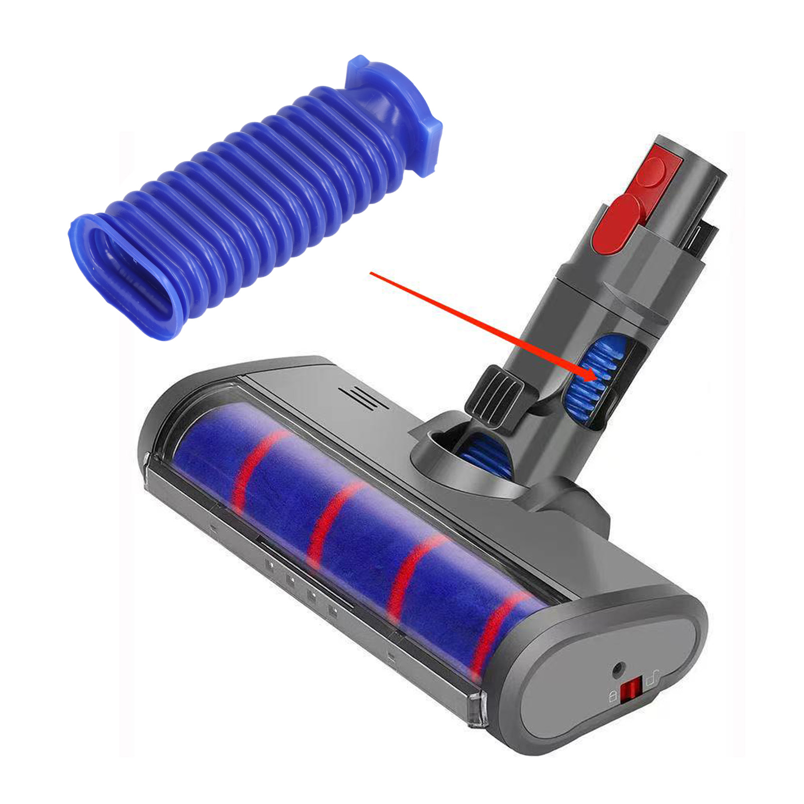 Zubehör Für Dyson V6-v11 Staubsauger: Weiche Bürste Und Blaues Rohr