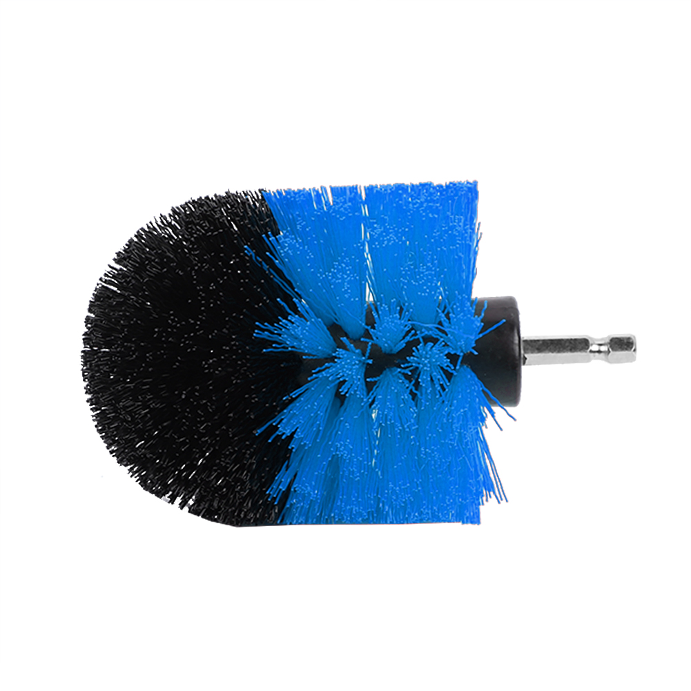 3-teiliges Elektrisches Reinigungsset Mit Bohrmaschinen-reinigungsbürste, Ideal Für Badezimmeroberflächen (blau)