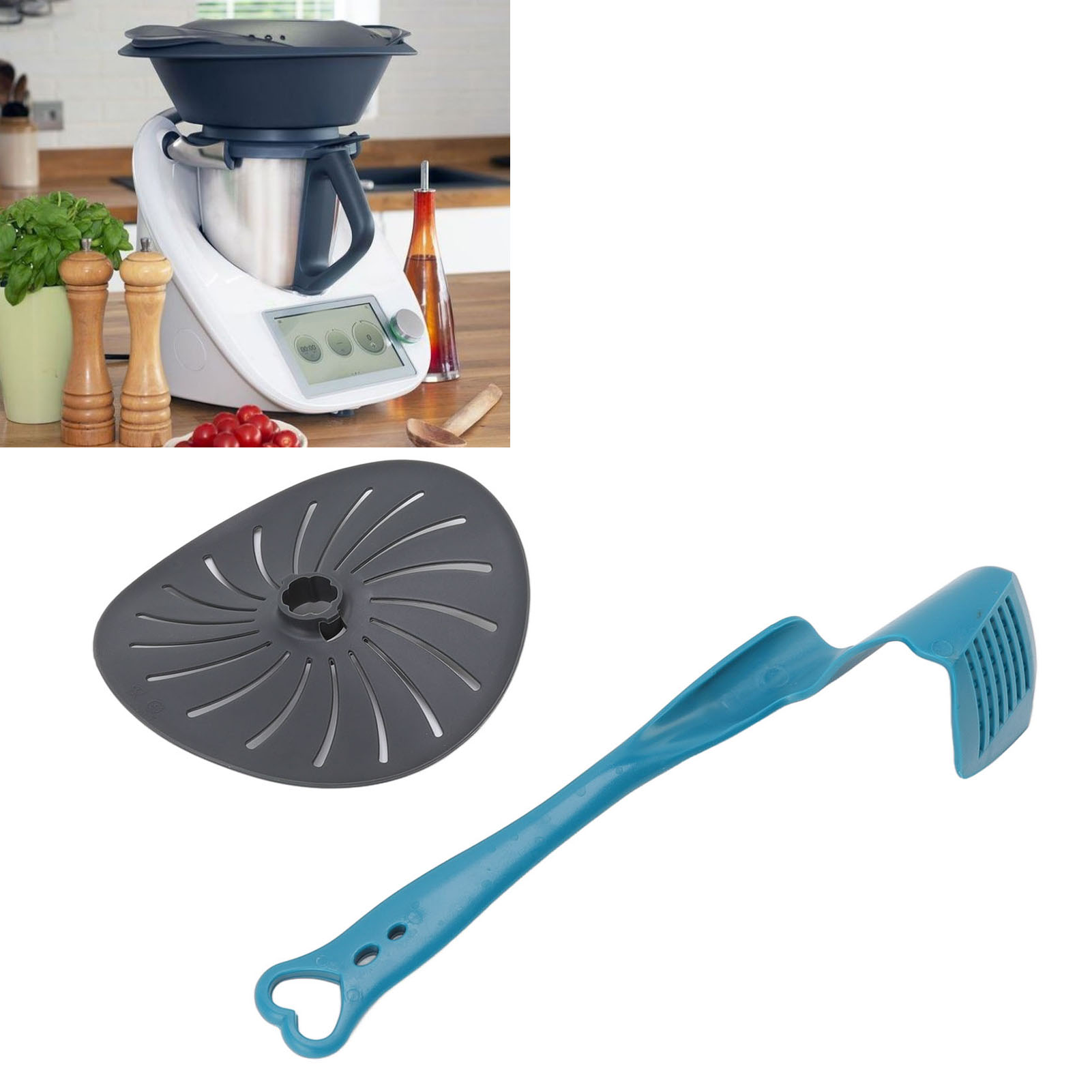 Geeignet Für Die Sous-vide-gargeräte Thermomix Tm5, Tm6 Und Tm31: Klingenschutz Und Schaber Für Den Mixer.