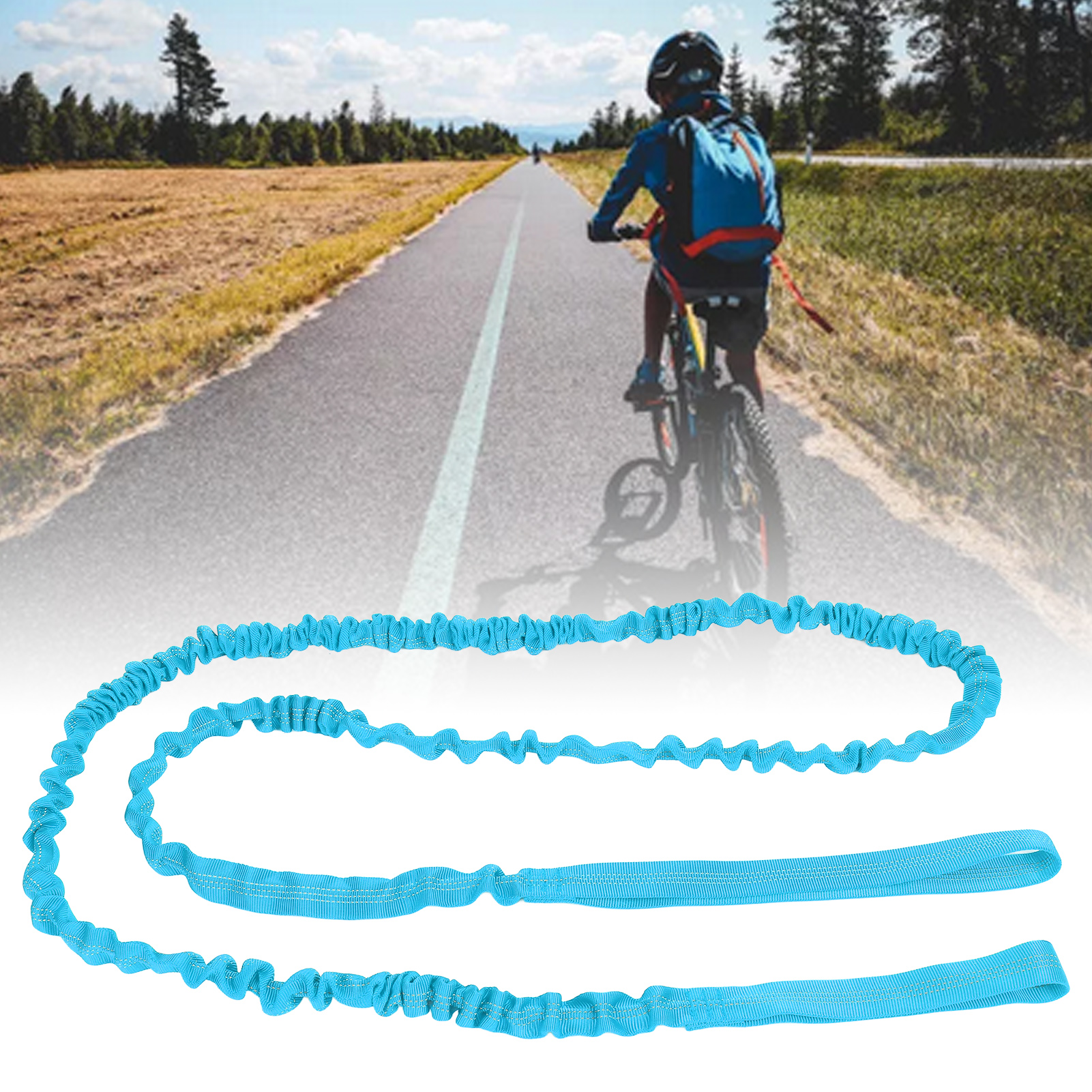 Fahrrad-abschleppseil Für Kinder, Fahrrad-abschleppgurt, Eltern-kind-abschleppseil, Blau
