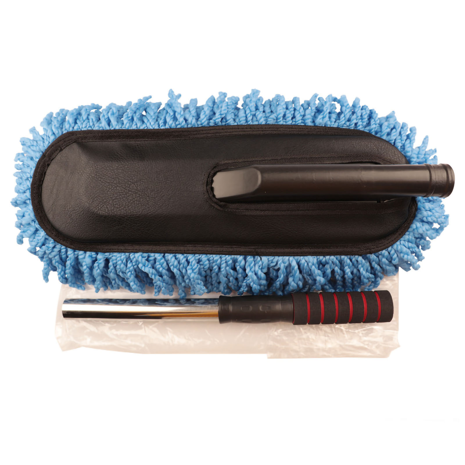 Autowachsbürste, Autowaschbürste, Nanofaser-staubwedel, Multifunktionale Teleskop-autobürste, Blaue Bürste, Opp-beutel