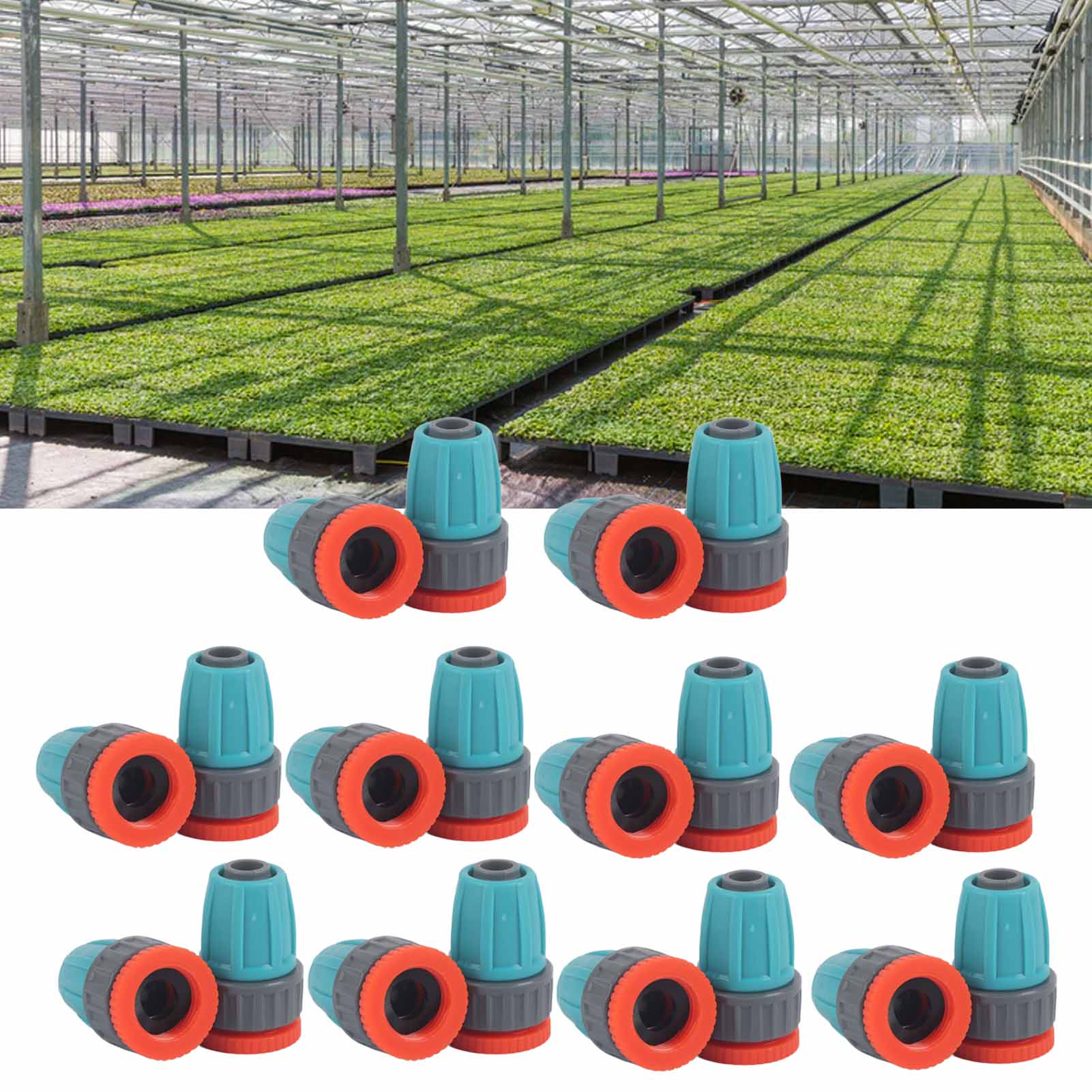 20er-pack Gartenschlauchhähne Für Terrassen, Gartenschläuche, Mikrosprüher, 16 Mm Innengewinde, Rpm/g1/2, Zubehör Für Direktbewässerungsschläuche, Pe-schläuche, Bewässerungsanlagen