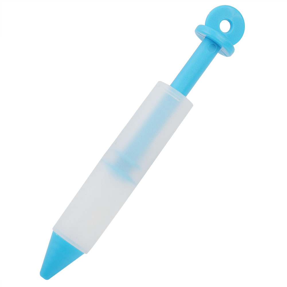 Silikon-lebensmittelstift Mit 4 Spitzen, Dekorationswerkzeug Für Schokolade Und Kuchen, Form (blau)