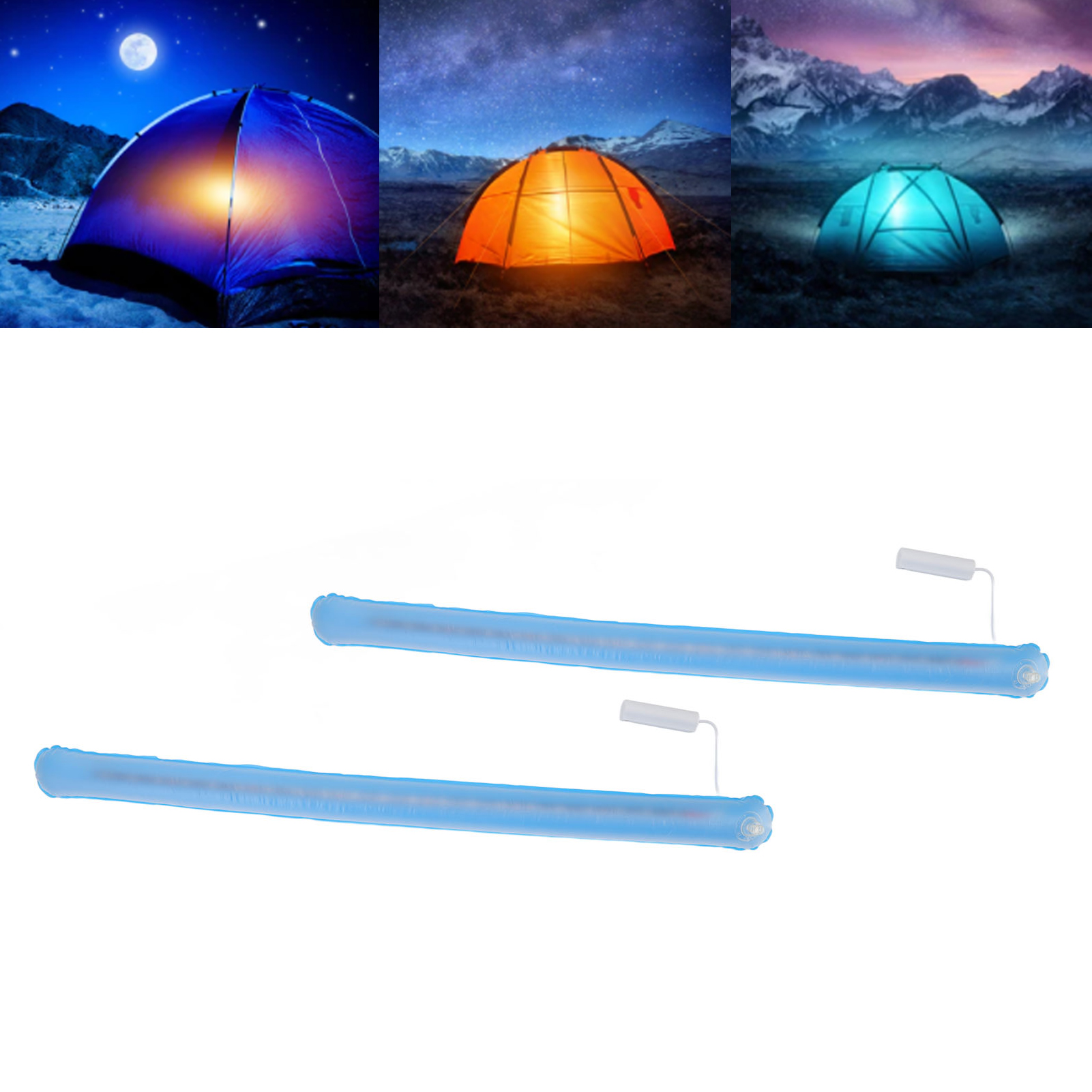 Faltbare, Aufblasbare Led-außenlampe, Tragbare Aufblasbare Lampe, Rgb-campingzeltlampe, Usb-lampe, Weißes Licht + Siebenfarbiges Licht + Rotes Und Blaues Blinklicht.