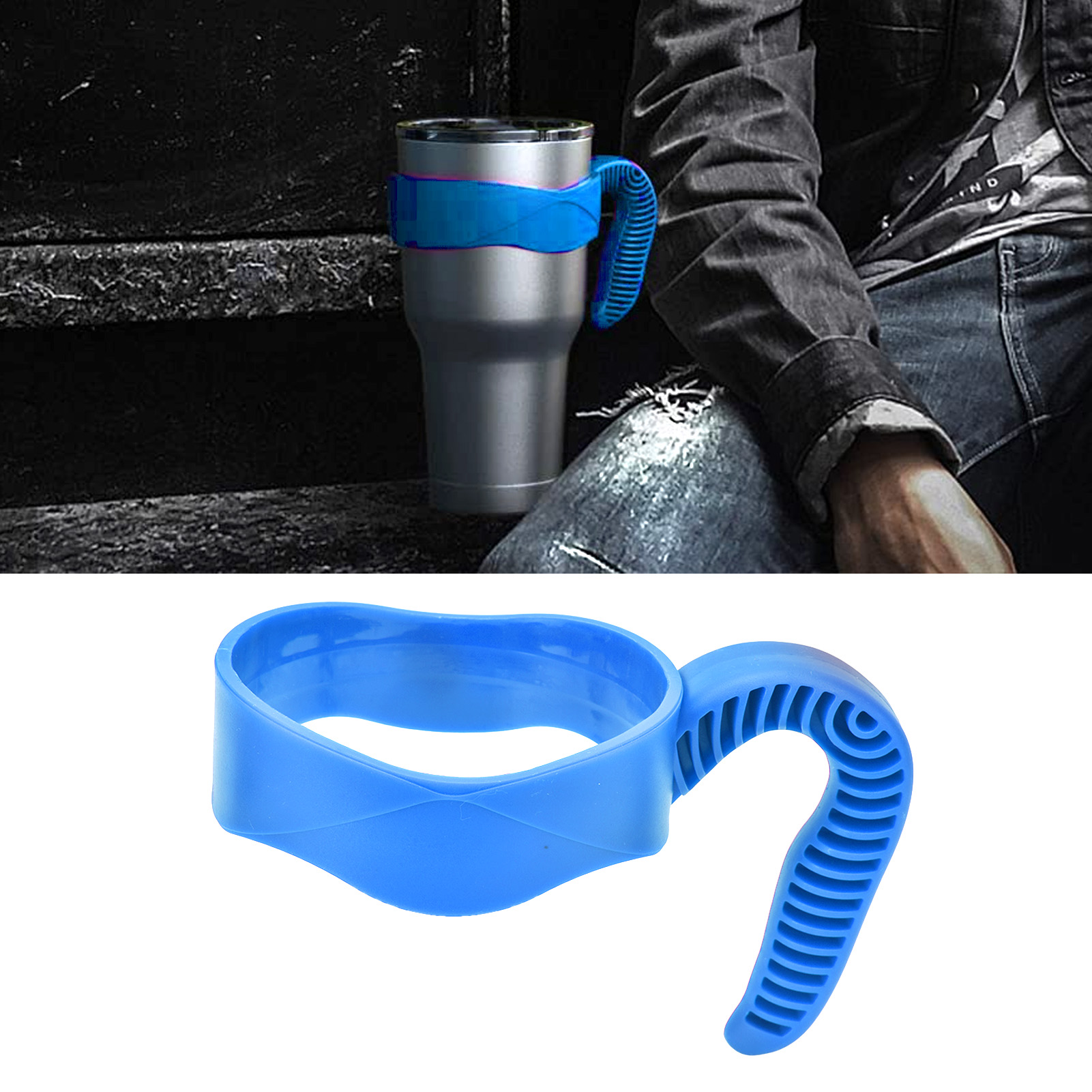 Autoförmiger Trinkbecher, 590–890 Ml Fassungsvermögen, Mit Großem Griff, Schneemann-design, Eiskönig-design Mit Blauem Griff