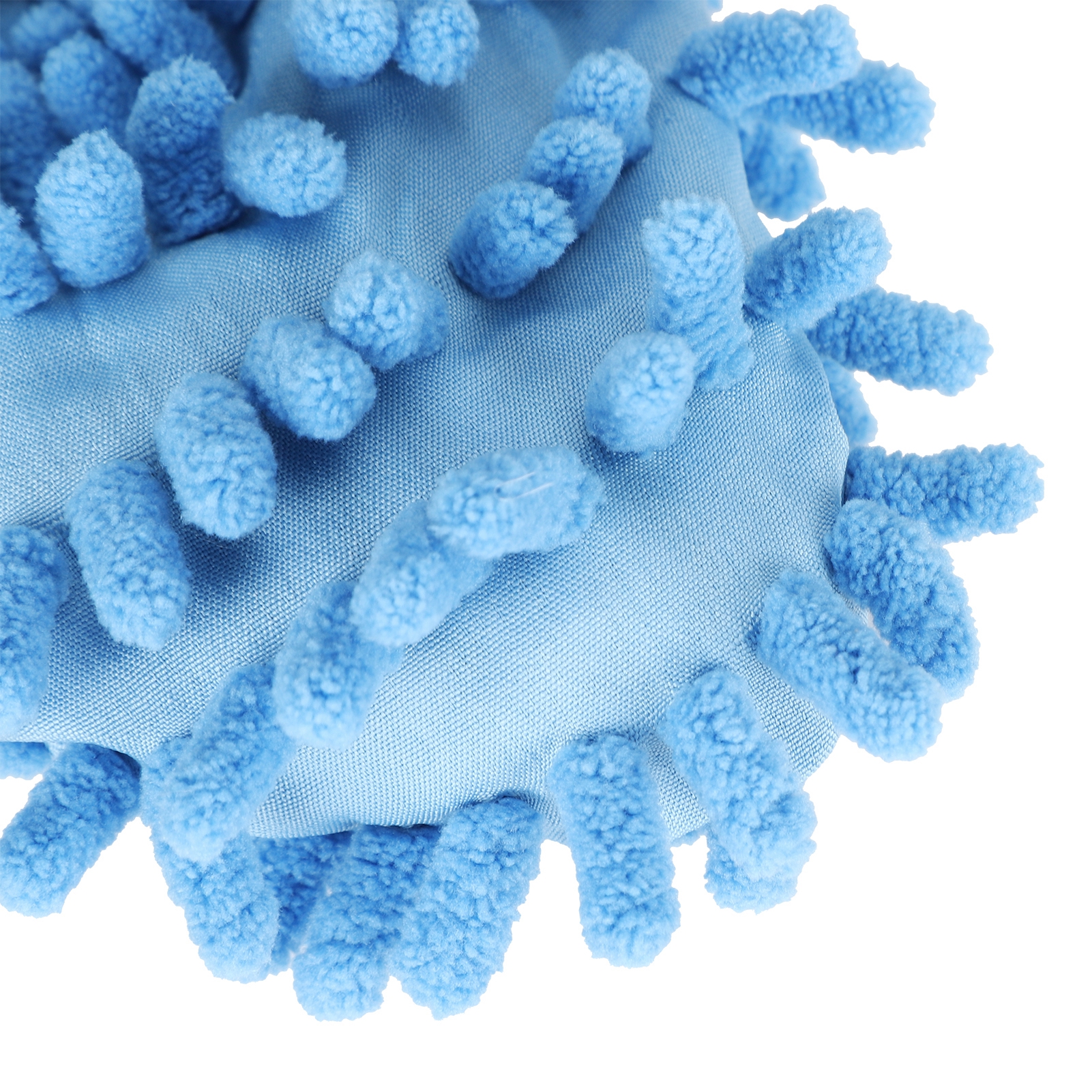 Packung Mit 10 Multifunktionalen Chenille-mopp-hausschuhen Zum Bodenreinigen Und Abstauben (blau)