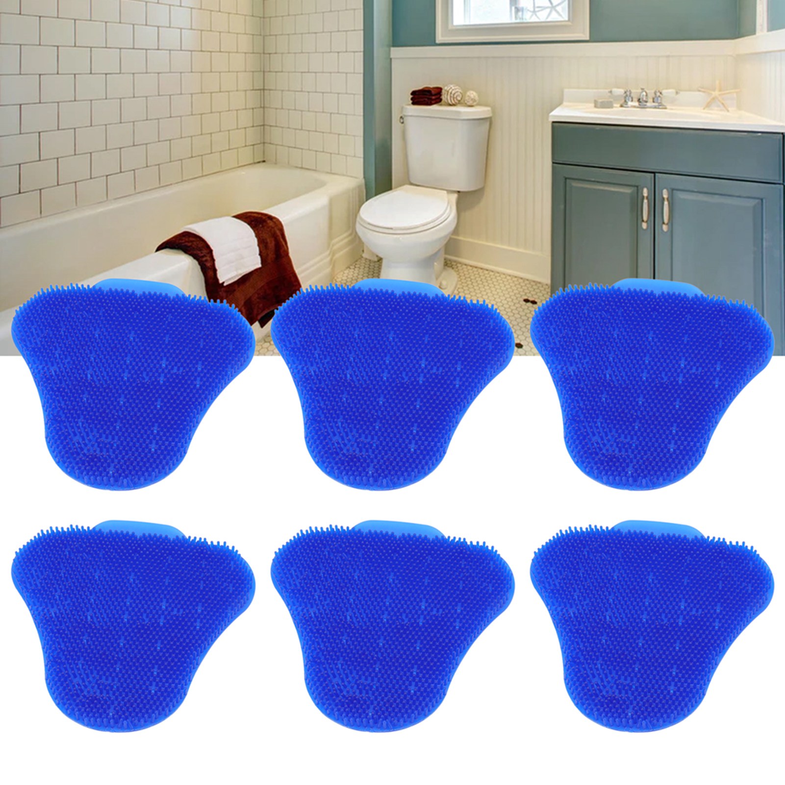 Dreieckige, Geruchshemmende Matte Für Urinale, Spritz- Und Verstopfungshemmende, Blaue Geruchshemmende Matte Für Urinale