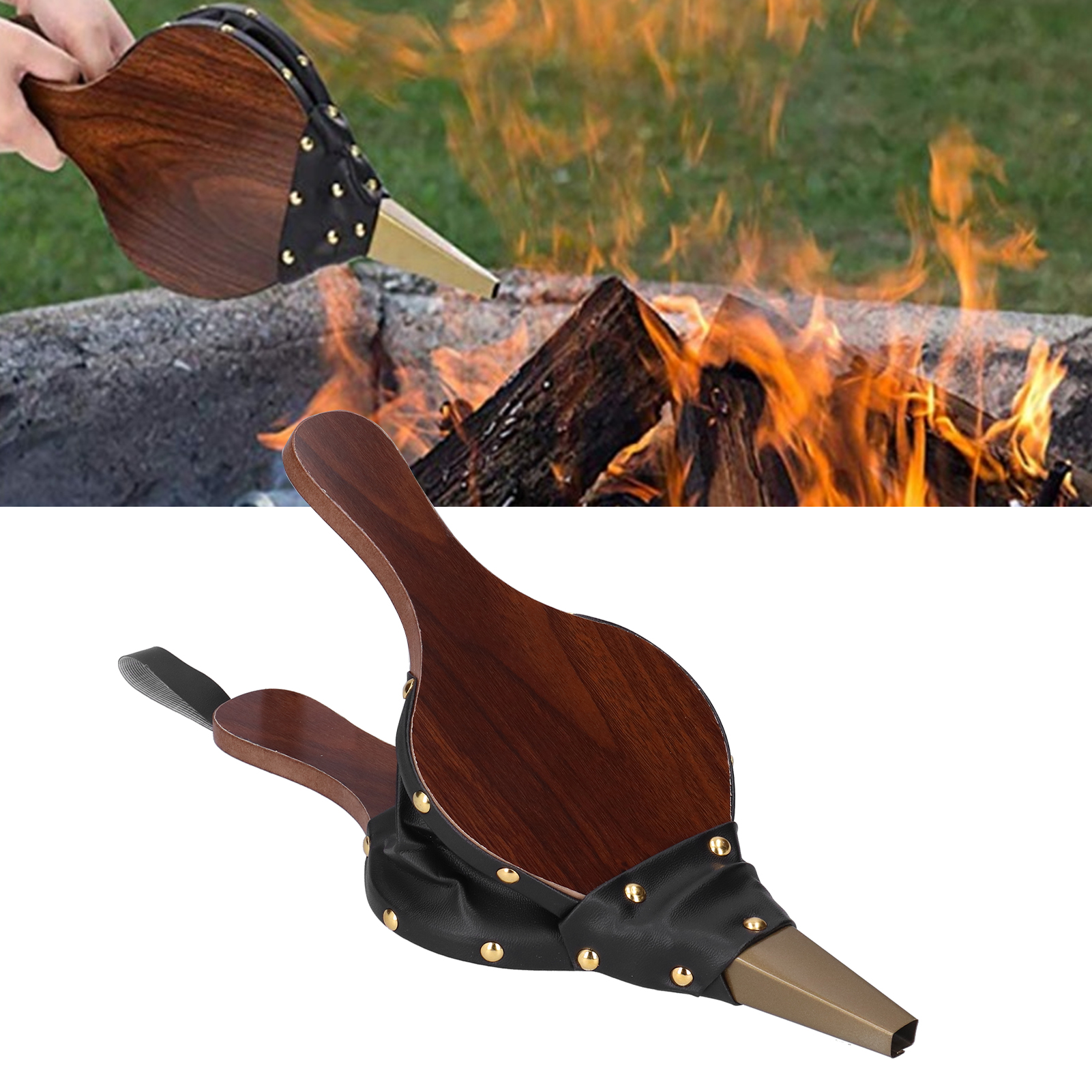 Tragbarer, Manueller Kaminbalg, Holzbläser, Werkzeuge Für Lagerfeuer, Grills Und Andere Outdoor-aktivitäten