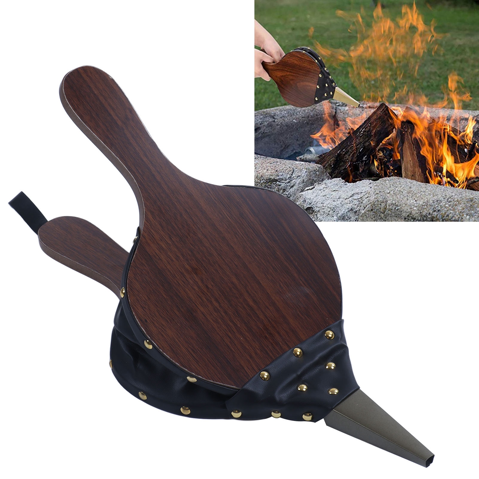 Handgebläse Für Grillabende Im Freien, Holzgebläse Für Picknicks, Holzgebläse, Lederluftgebläse