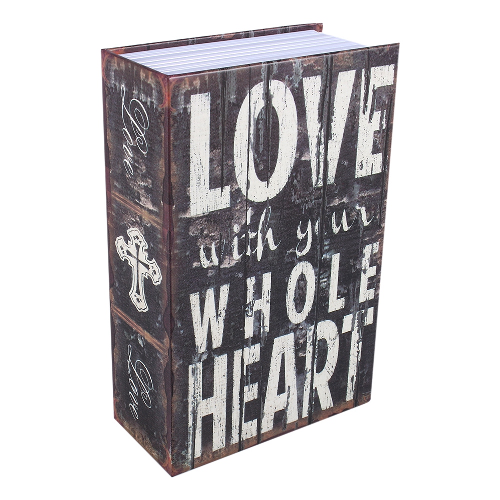 Geheimer Safe Für Wörterbuch Und Bücher, Sicherheitsbox Für Geld, Bargeld Und Schmuck (typ Love)