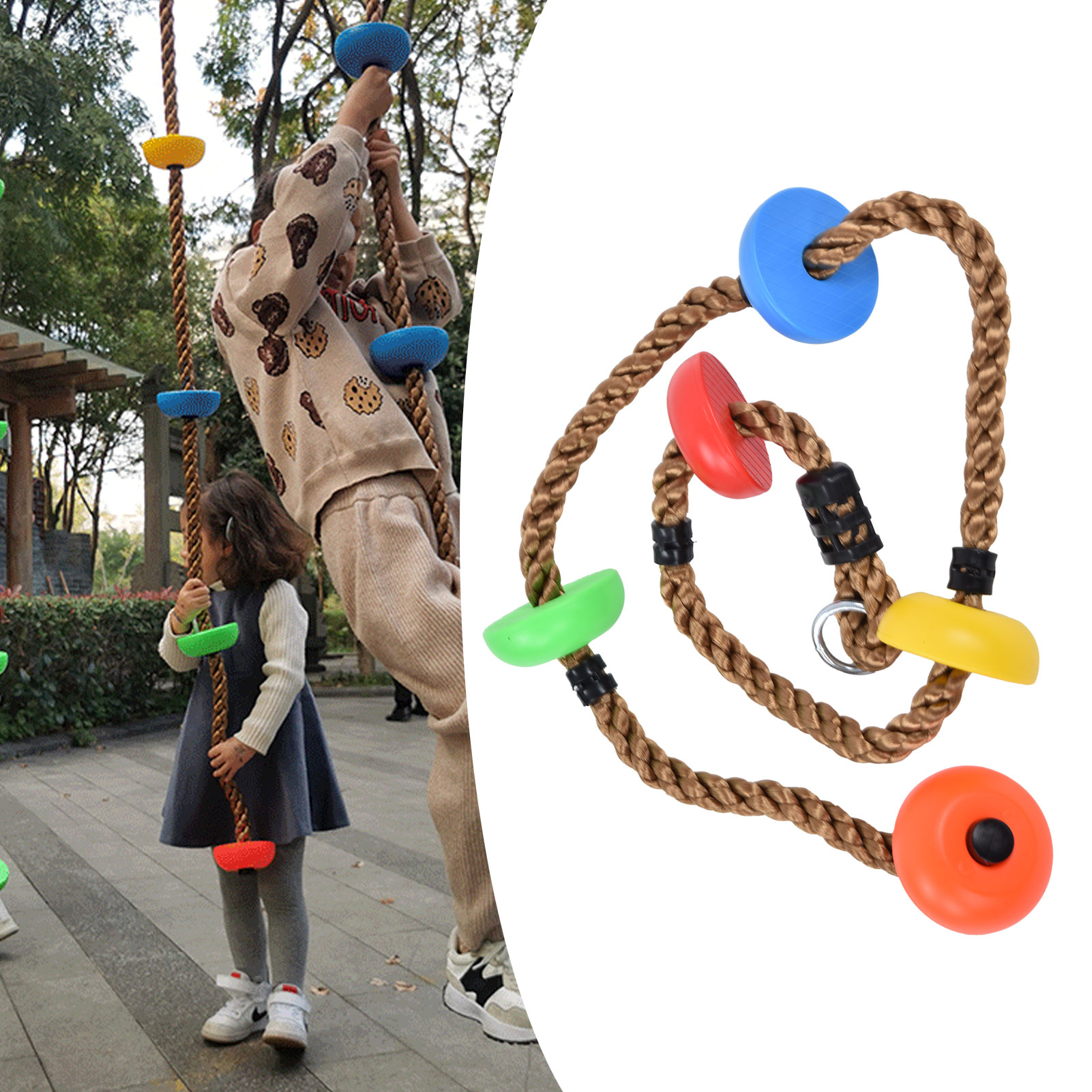 Kinderschaukeln, Klettergeräte Für Outdoor-sportarten, Gymnastikscheiben, Kletterseile