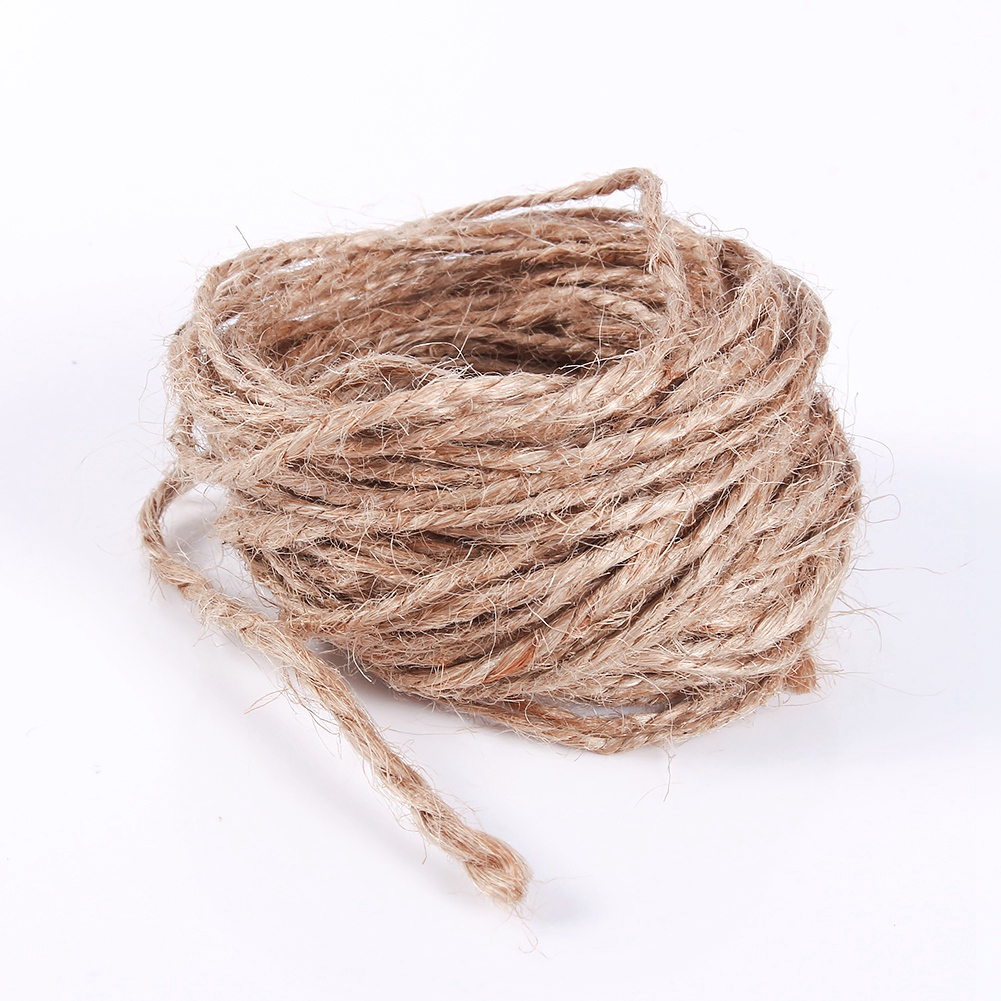 8 M Naturbraunes Jutegarn, Ideal Zur Herstellung Von Schmuck, Halsketten Und Anderen Diy-kreationen.