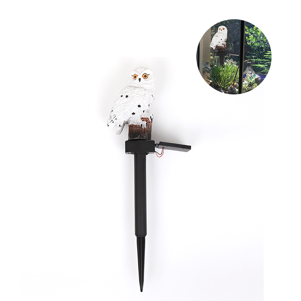 Solarbetriebene Led-eulenleuchte Für Rasen Und Garten, Energiesparend, Tragbare Dekorative Außenleuchte
