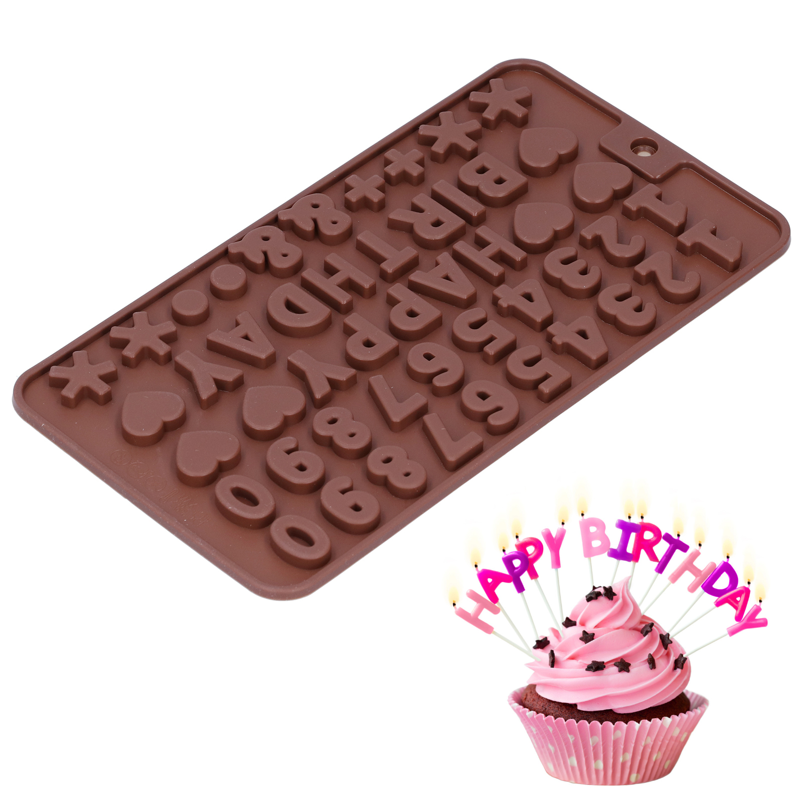 5 Niedliche Silikon-backformen Für Kuchen, Schokoladenpudding Usw. - Nummer