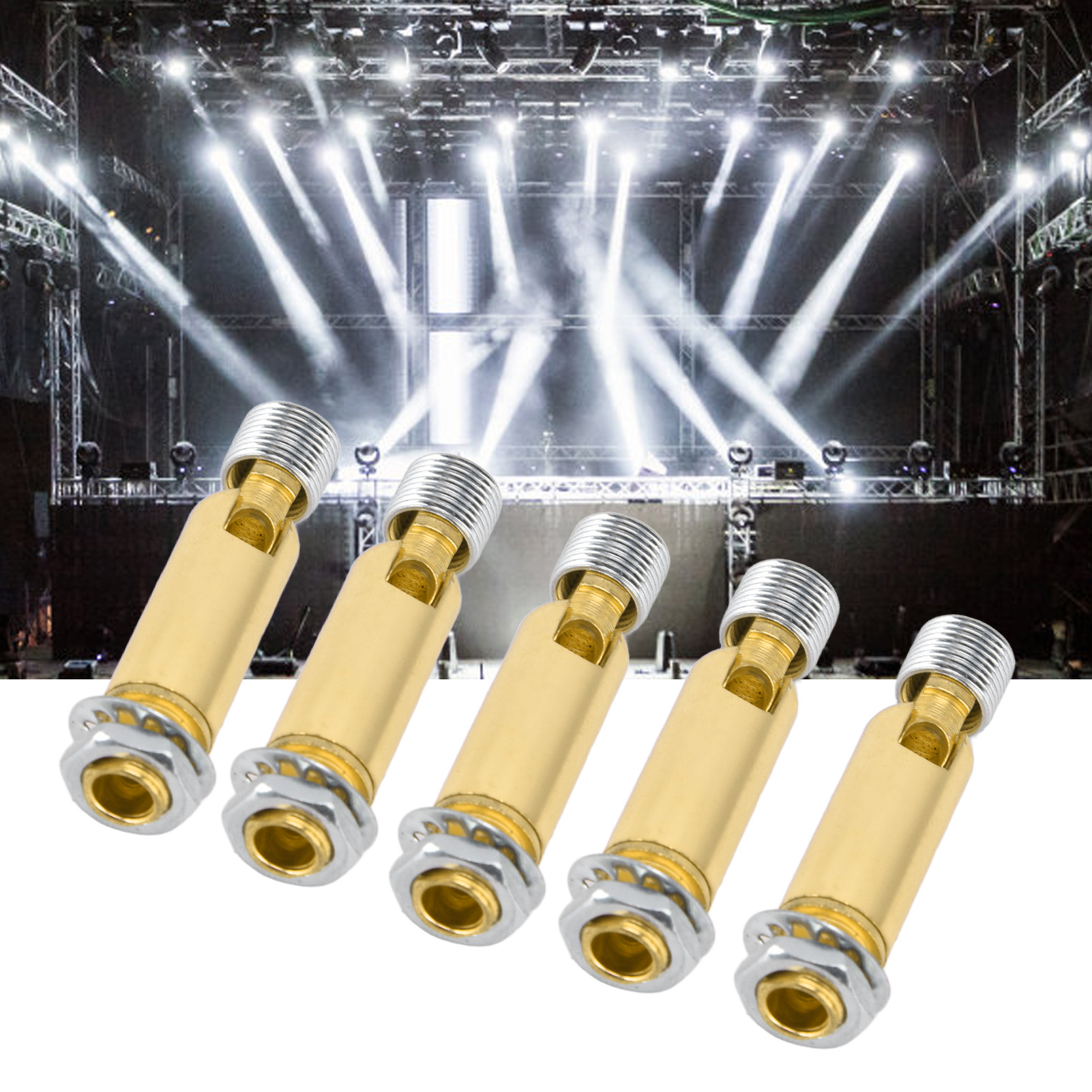 Universeller M10-scheinwerferkopf Mit Externem Drehzahlumschalter Und M12-adapter, Bronzefarbenes Led-beleuchtungszubehör