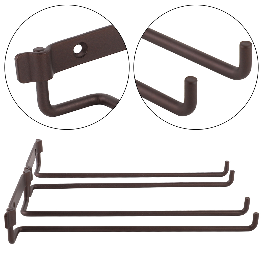 Hängender Weinglashalter Aus Metall Für Die Bar, Halter Für Doppelstielige Gläser, Halter Für Umgedrehte Flaschen.