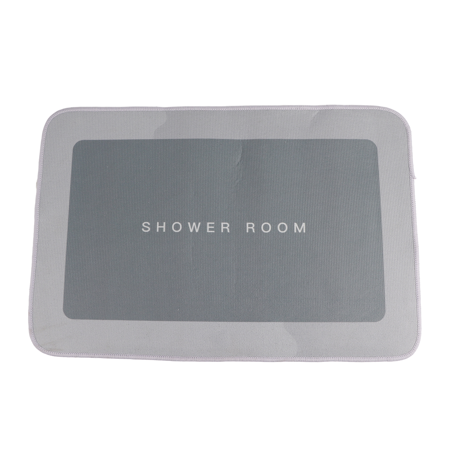 Moderne, Minimalistische, Saugfähige Badematte, Geeignet Für Toilette, Schlafzimmer Und Eingangsbereich Rutschfeste Matte Tai-chi-stil – Hellgrau, Schlichtes Quadrat 40 X 60 Cm.
