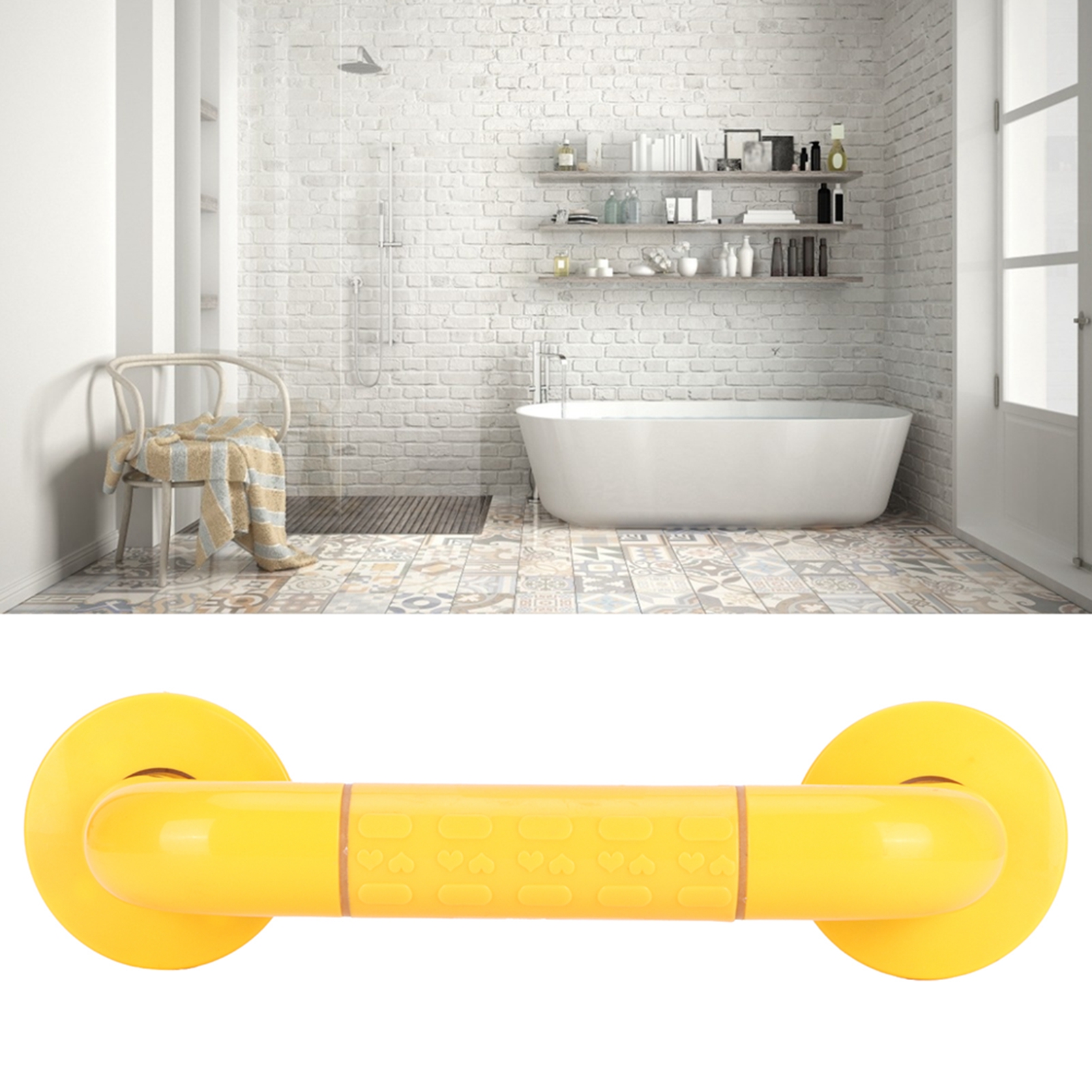 Sicherheitshaltegriff Mit Fluoreszierendem Ring Für Spas, Whirlpools Und Badezimmeraccessoires