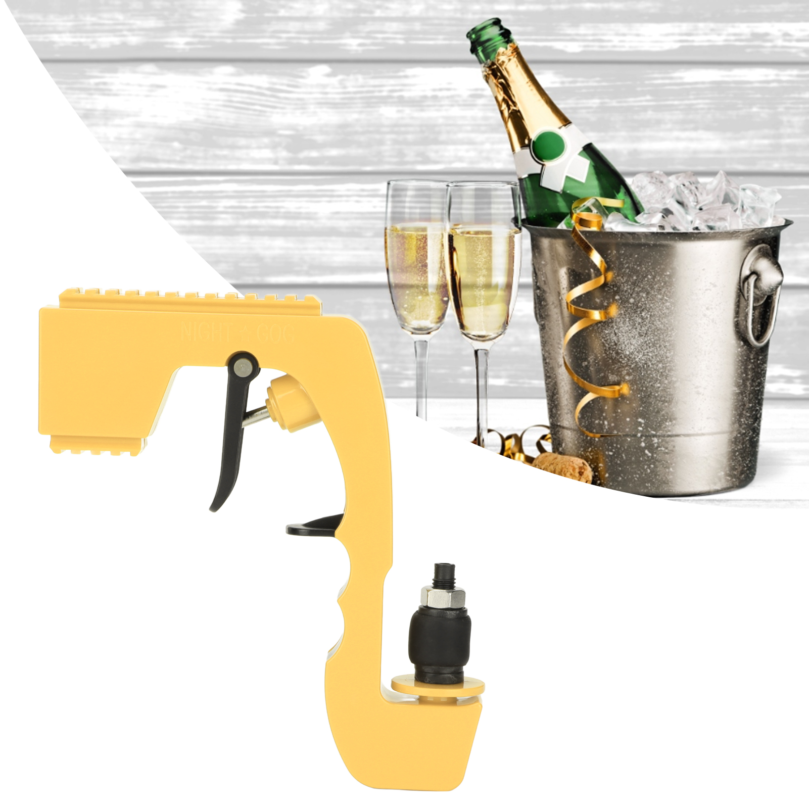 Champagnerpistole, Bierpistole, Bierzerstäuber Für Barpartys, Gelb