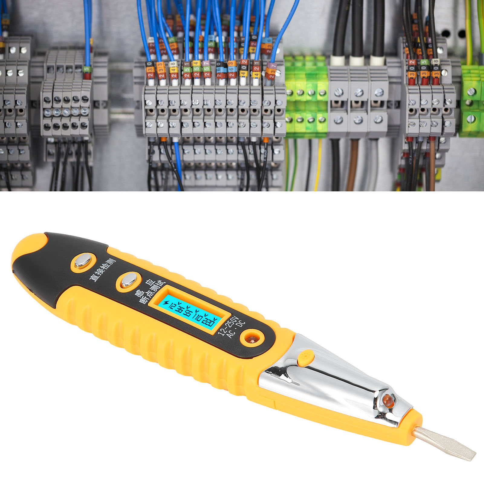 Hochpräziser, Digitaler Multifunktions-elektrostift, Geeignet Zur Erkennung Von 12-250v Wechsel- Und Gleichstrom.