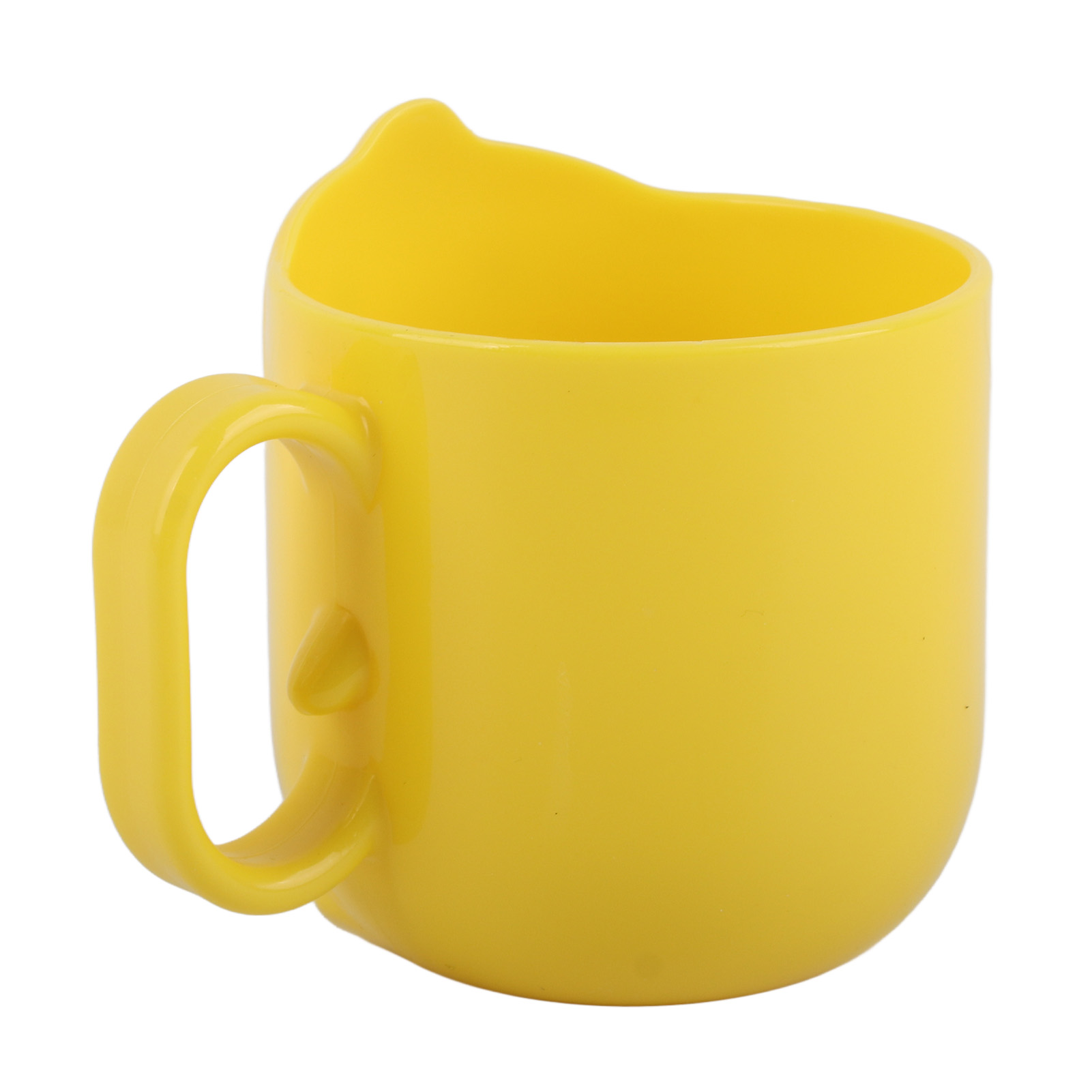 Niedlicher Becher In Form Einer Kleinen Gelben Ente, Mundwasserbecher Für Kinder, Entzückender Zahnbürstenbecher, Cartoon-becher Mit Musik Und Herzförmigem Muster, 300 Ml.