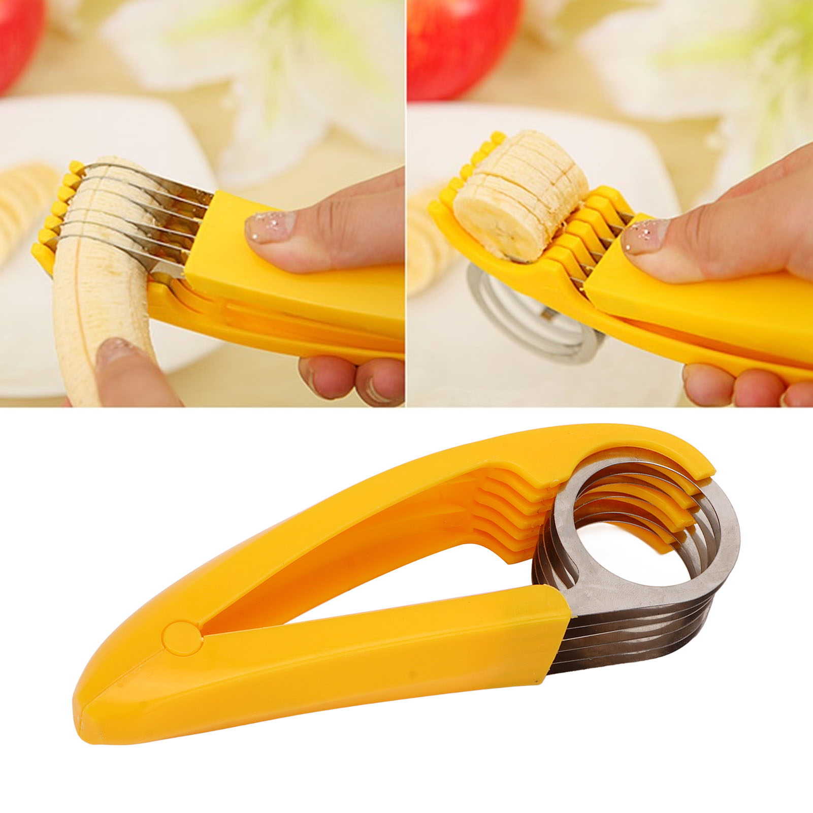 Bananenschneiderklinge, Bananenschneider, Bananenschneidewerkzeug, Wursttrenner