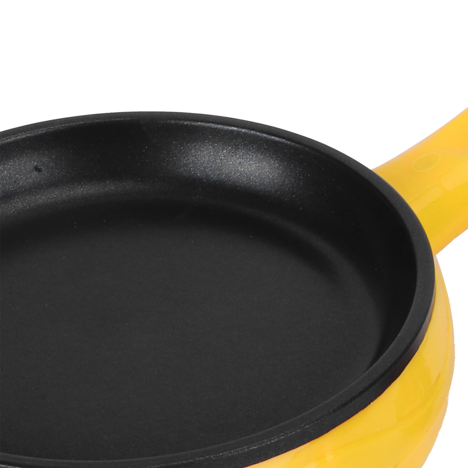 Mini-antihaft-bratpfanne 350 W Für Steaks, Pfannkuchen Und Eier, Mit Holzspatel, 220-v-eu-stecker