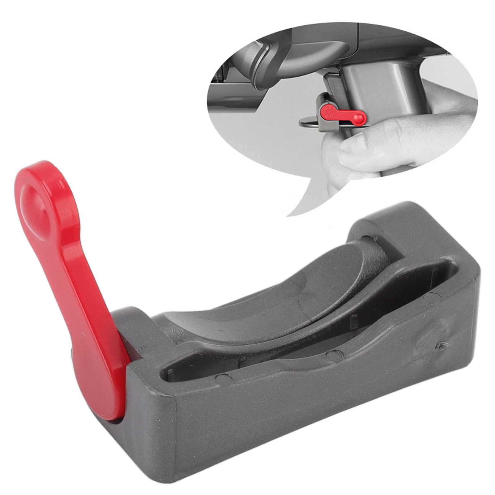 Kompatibel Mit Dyson Staubsaugern V7/v8/v10/v11/v15. Schalterhalterung Und Verriegelungsmechanismus, Erhältlich Im Dreierpack (grau).