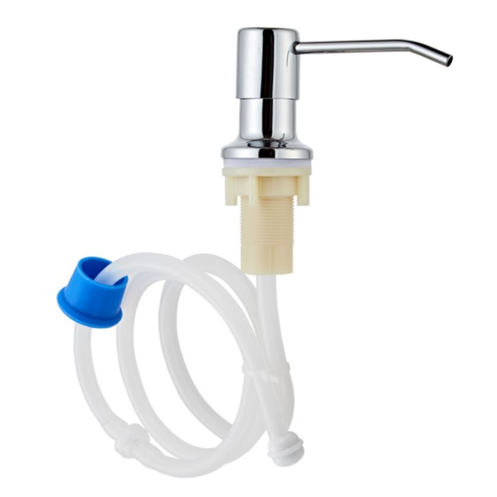 Seifenpumpen-set Für Spülbecken, Seifenspender Aus Edelstahl 304 Mit Silikonschlauch Für Küche Und Bad