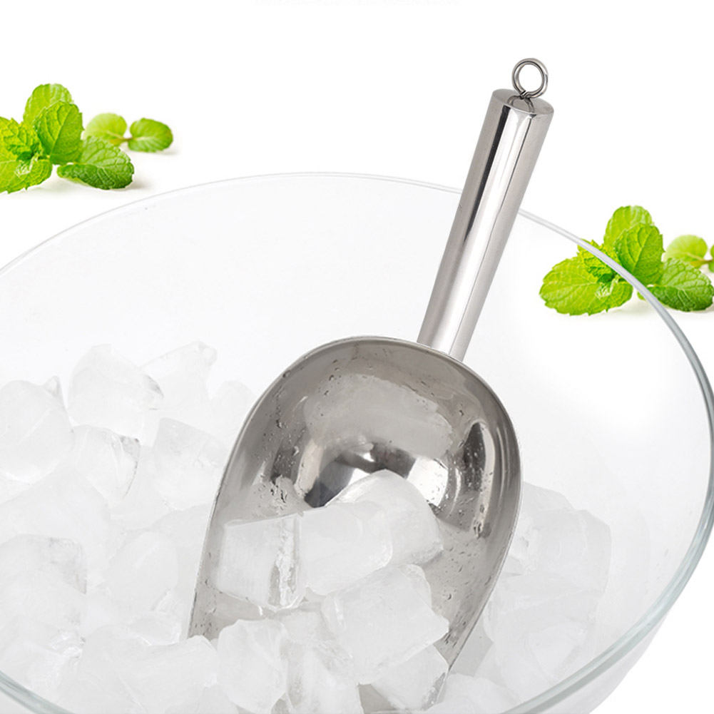 1 Multifunktionaler Edelstahllöffel Für Eiswürfel, Kaffeebohnen Und Trockenfrüchte (225 G)