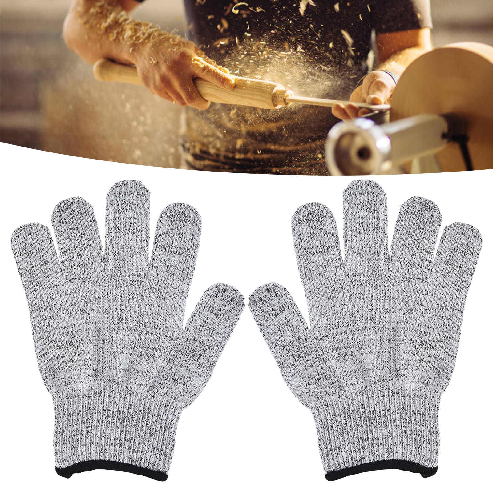 Arbeitshandschuhe, Schnittfeste Handschuhe, Schutzhandschuhe, Gartenhandschuhe S