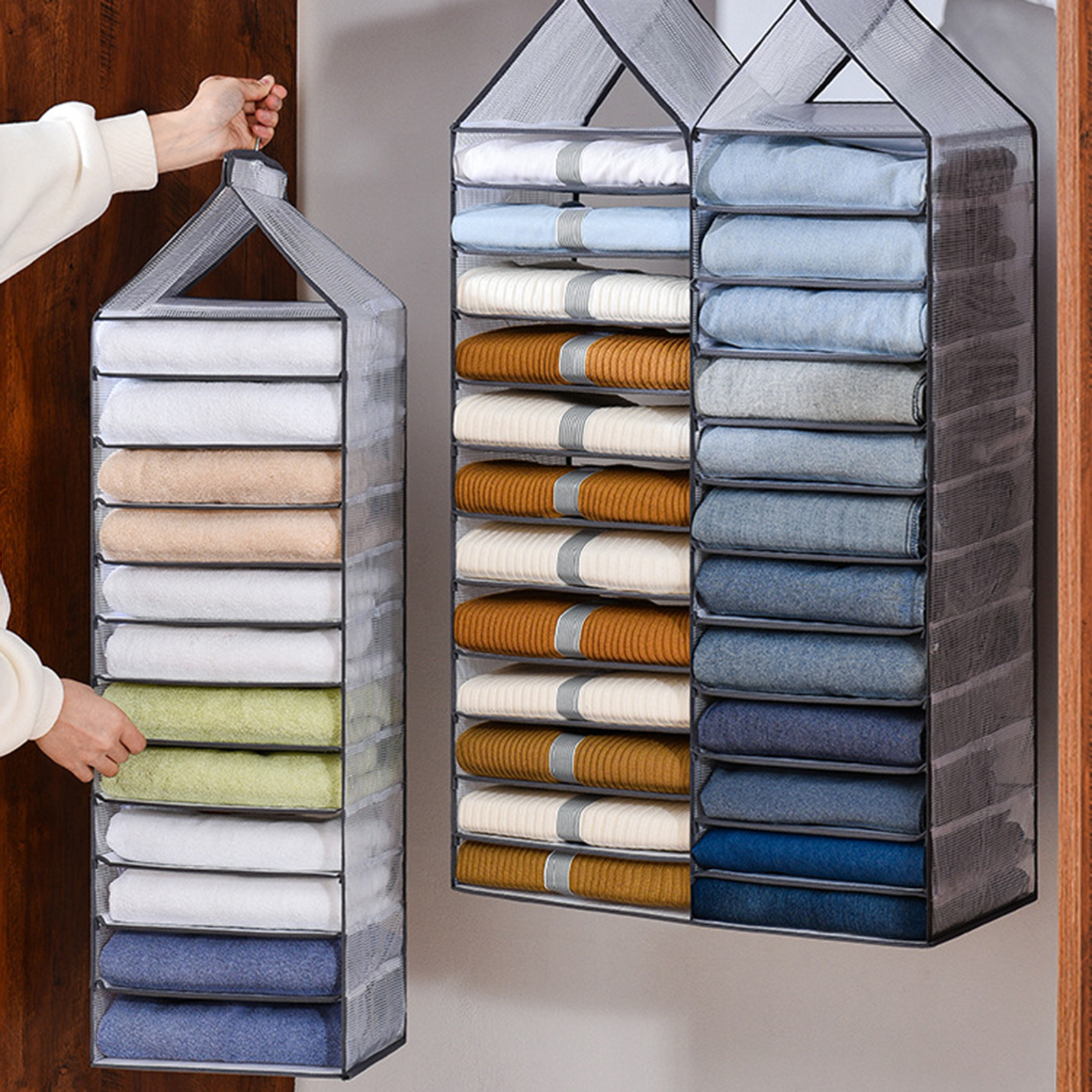 Faltbare Hängeaufbewahrungstasche Für Den Kleiderschrank