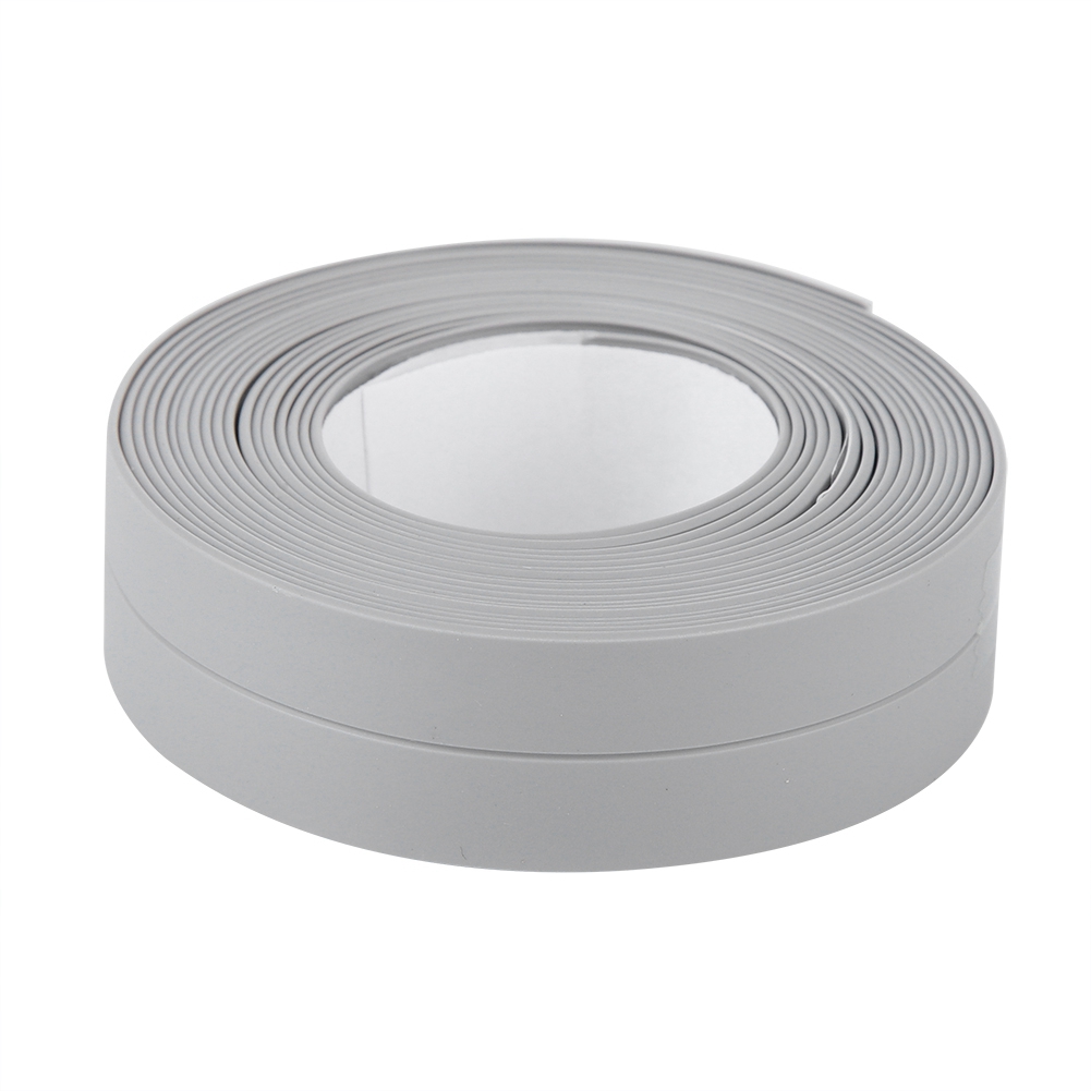 Selbstklebender Dichtungsstreifen Für Badewanne Und Wand, Spüle Und Küchenkanten (grau 22 Mm X 3,2 M)