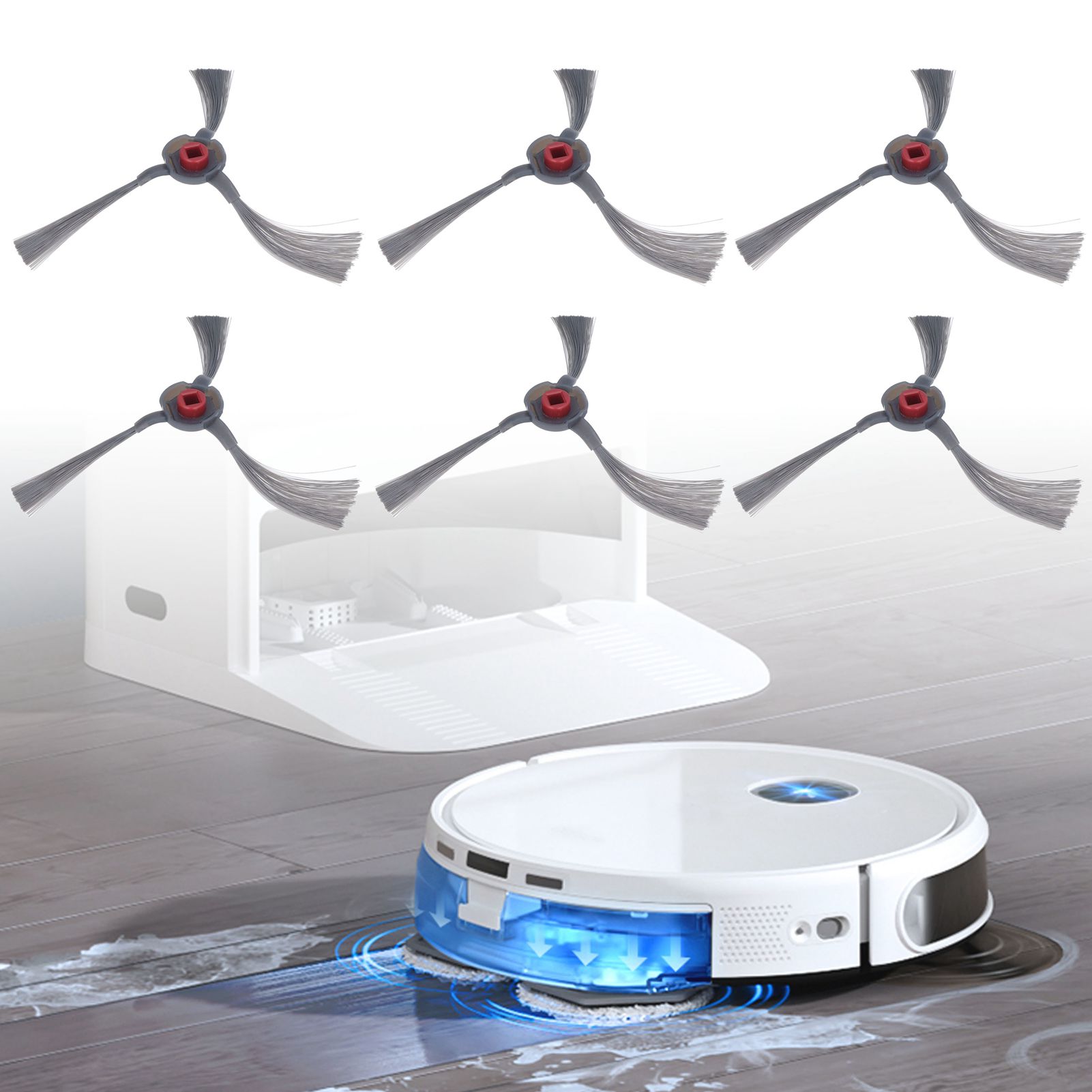Passend Für Ecovacs N9+ Saugroboter, Seitenbürsten, Erhältlich Im 6er-pack.