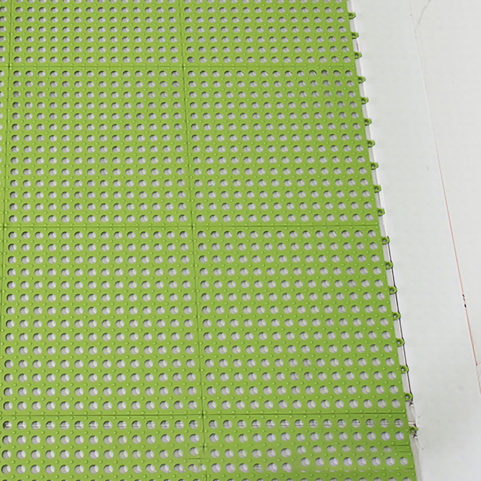 Rutschfeste Badmatte Mit Saugnäpfen, Klickmatte, Dusch-/wc-matte, Küchenmatte, Wasserdicht Und Rutschfest, Grün, 30 Cm X 30 Cm
