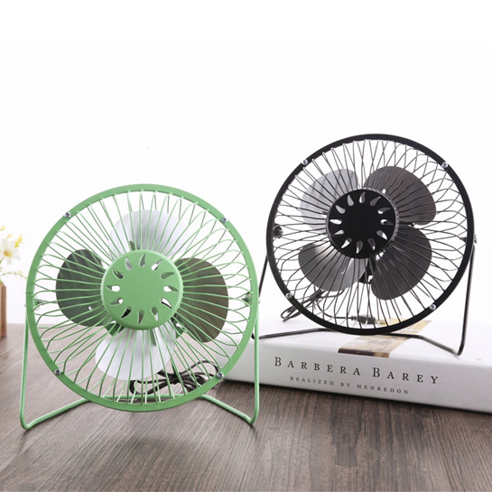 Tyu Mini-tischventilator, Leiser Tischventilator, Grün Für Studentenwohnheime.