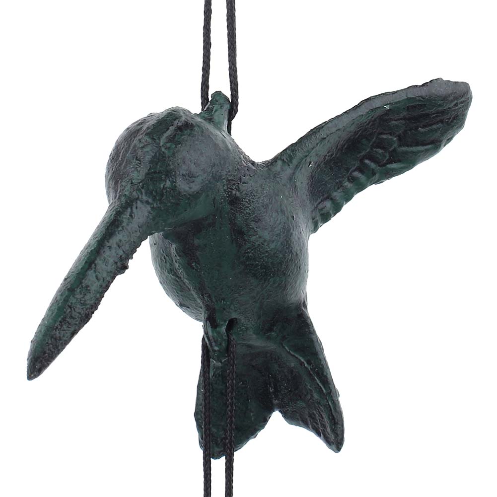 Hängendes Windspiel Aus Metall In Vogelform, Dekoration Für Haus, Garten Oder Hof (grün)