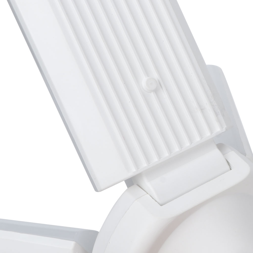 Ultrahelle 34w E27 185-265v Faltbare Led-lampe Mit 3-blatt-lüfter, Ideal Für Lagerhallen, Garagen Und Wohnungen (grünes Licht).